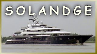 The awardwinning 85metre SuperYacht SOLANDGE [upl. by Enialed546]