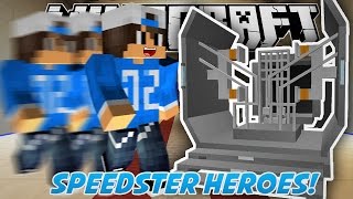 Minecraft Mod Showcase  SPEEDSTER HEROES MOD Flash Suits Power Ups Super Speed and MORE [upl. by Akenat]