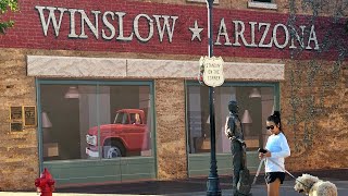 Walking around downtown Winslow Arizona [upl. by Esoj]