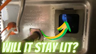 Rheem water heater pilot light Part 1 [upl. by Charis706]