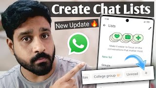 Whatsapp New Update  Chat List Whatsapp new feature  Whatsapp update 🔥 [upl. by Enom873]