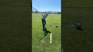 hitting baby aligned pull draws golf golfswing [upl. by Onfroi]