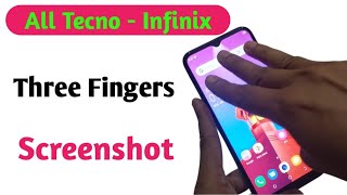 Three Fingers Screenshot Settings  All Tecno All Infinix  Unlock Point [upl. by Enilrae205]