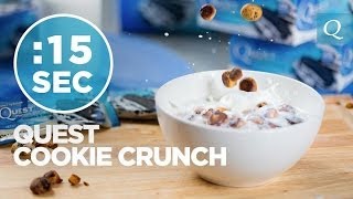 Healthy Breakfast Cookie Crunch Cereal  15SecondRecipe [upl. by Dinnage]