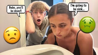 Being Sea Sick Prank On My Boyfriend FUNNY [upl. by Isolda298]