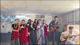 Aashish cover by students of Shree Gram Shikshya Mandir School Kathmandu [upl. by Esiled]