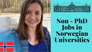 NoPhD Jobs in Norwegian Universities NTNU Salary Requirements Tasks [upl. by Latoyia]