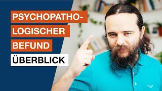 Überblick Psychopathologischer Befund  Heilpraktiker für Psychotherapie [upl. by Assira]