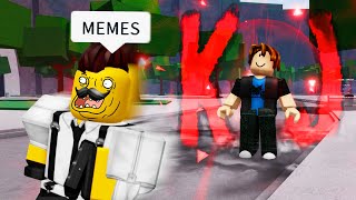 ROBLOX Strongest Battlegrounds Funny Moments Part 9 MEMES 💪 [upl. by Xylina]