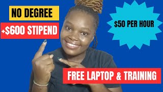 Work From Home Jobs  Earn 50 Per Hour With NO DEGREE Hiring Worldwide  wfhjobs2024 [upl. by Aronoel]