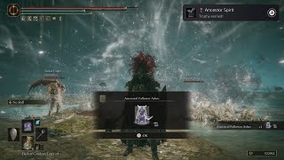 Elden Ring  Ancestor Spirit Boss Fight  All Eight Light Flame Locations  Ancestor Spirit Trophy [upl. by Acisej247]