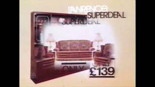 Lawrence Furnishing Centre UK TV Advert  Friday 1st June 1984 [upl. by Arrak]