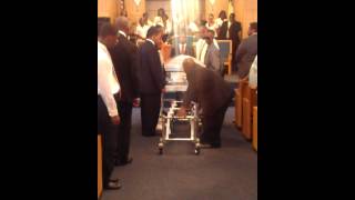 Christian Funeral Directors shoulder carry casket [upl. by Aenneea]