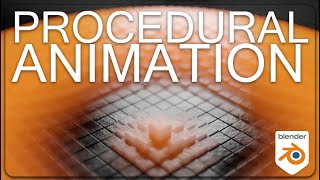 Procedural Satisfying Geometry Nodes Animation in Blender 292 [upl. by Faulkner]