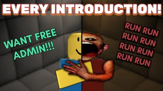 EVERY STAFF APPLICATION SPEECH INTRO  Slap Battles ROBLOX [upl. by Riki]