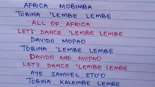 Koffi Olomide ft Davido  Legende Fan Made Lyrics Video Translated to English [upl. by Vina]