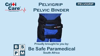 Pelvigrip  A Pelvic Binder Immoblisation Device [upl. by Nylrats]