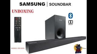 Unboxing e Teste  Soundbar Samsung 130w RMS HW K360 [upl. by Handel]