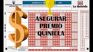 Asegurar premio quiniela [upl. by Minny]