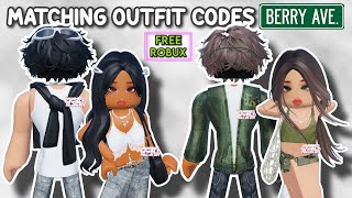 GIRL AND BOY MATCHING OUTFIT CODES FOR BERRY AVENUE AND BLOXBURG 🤩✨ [upl. by Marelda]