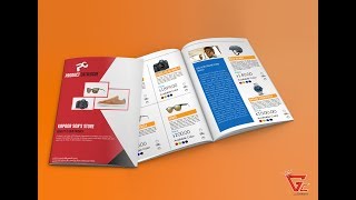 How to Create Catalogue Design in Adobe Photoshop [upl. by Wolf]