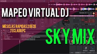 TUTORIAL COMO MAPEAR MESCLAS RAPIDAS EN VIRTUAL DJ 2020 EDISON GAUIN DJ [upl. by Enirehtahc]