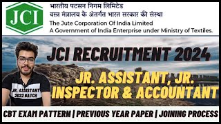 JCI Recruitment 2024 Advertisement  CBT Exam Pattern alongwith Previous year paper for Jr Assistant [upl. by Breh164]