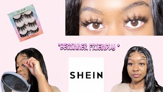 Tutorial  How to Apply Strip Lashes  ft SHEIN 3 Lashes [upl. by Crowley233]