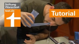 Tutorial Nasenduschen richtig nutzen  Tipps amp Test der Stiftung Warentest [upl. by Lleynod]