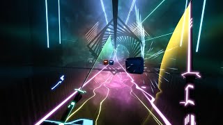 Beat Saber LEFTHANDED  Crystalized Expert  attempt [upl. by Pryor]