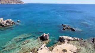 Amoopi Beach  Karpathos Greece DJI Drone [upl. by Enaasiali976]