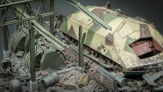 German Rammtiger assault at Stalingrad diorama 135 scale model kit [upl. by Erund]