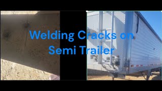 Welding Aluminum Semi Trailer [upl. by Leona]