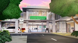 Building a Hospital in Bloxburg 🏥🚑  Panda Builds [upl. by Eitsyrc631]