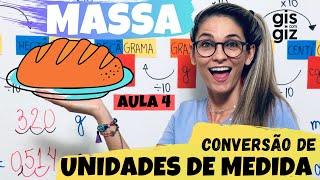 MEDIDAS DE MASSA  CONVERSÃO DE UNIDADES DE MEDIDA 04 [upl. by Hertzog]