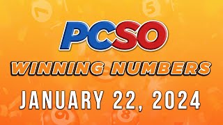 P29M Jackpot Grand Lotto 655 2D 3D 4D and Mega Lotto 645  January 22 2024 [upl. by Aiuqram]