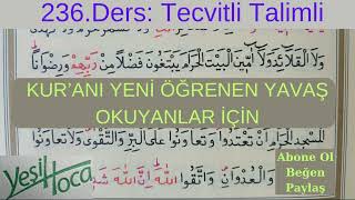 236 Ders  Sayfa 105 KURANI YENİ ÖĞRENENLER İÇİN TECVİTLİ OKUMA [upl. by Dlopoel488]