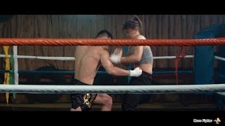 Male vs Female boxing mixed fight scene Part 1 Man won [upl. by Trillbee295]