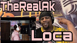 TheRealAK  Loca Official Video Reaction 🔥🔥 [upl. by Nommad]