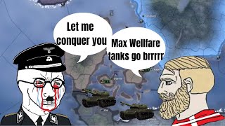 Max Welfare Denmark is kinda OP and VERY FUN  HOI4 Arms Against Tyranny [upl. by Magnolia321]