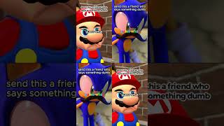 send this a friend who says dumb vs Mario sonic mario funnyshorts [upl. by Arremat220]