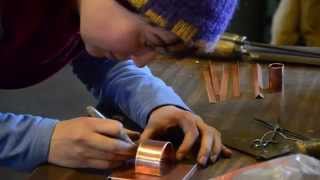 Winter 2014 Tin Smithing Class DVPC [upl. by Burta681]