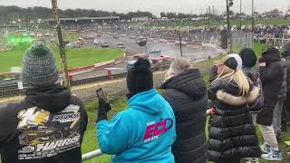 Banger Racing  Man Of The Midlands 2024  Hednesford 31124 [upl. by Ycnaf]