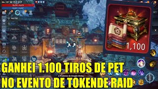 GANHEI 1100 TIROS DE PET NO EVENTO DA WEMADE  MIR4 GLOBAL [upl. by Airotahs29]