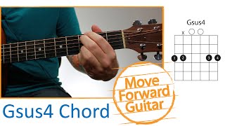 Guitar Chords for Beginners  Gsus4 [upl. by Nirad]