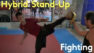 Hybrid StandUp Fighting Savate amp Muay Thai [upl. by Eseneg]