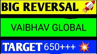 vaibhav global share latest news today vaibhav global shareanalysis vaibhav globalsharelatest news [upl. by Anos]