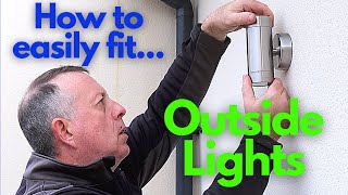 Outdoor Light  Easy Installation without touching the house electrics [upl. by Crispas]