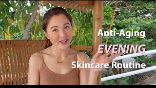 AntiAging EVENING Skincare Routine [upl. by Sheffield]