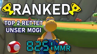 Überraschende Top 2 wendet das Blatt  RANKED Mario Kart 8 Deluxe 150ccm  8251 MMR Platin 1 [upl. by Tertias]